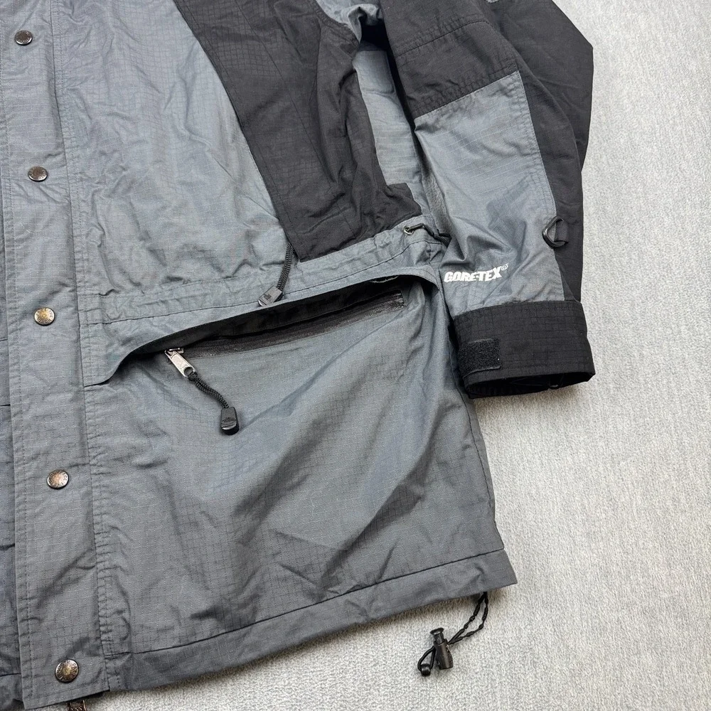 Vintage The North Face Jacket Mens XL Gray Summit Series‎ Ripstop Gore Tex Rain